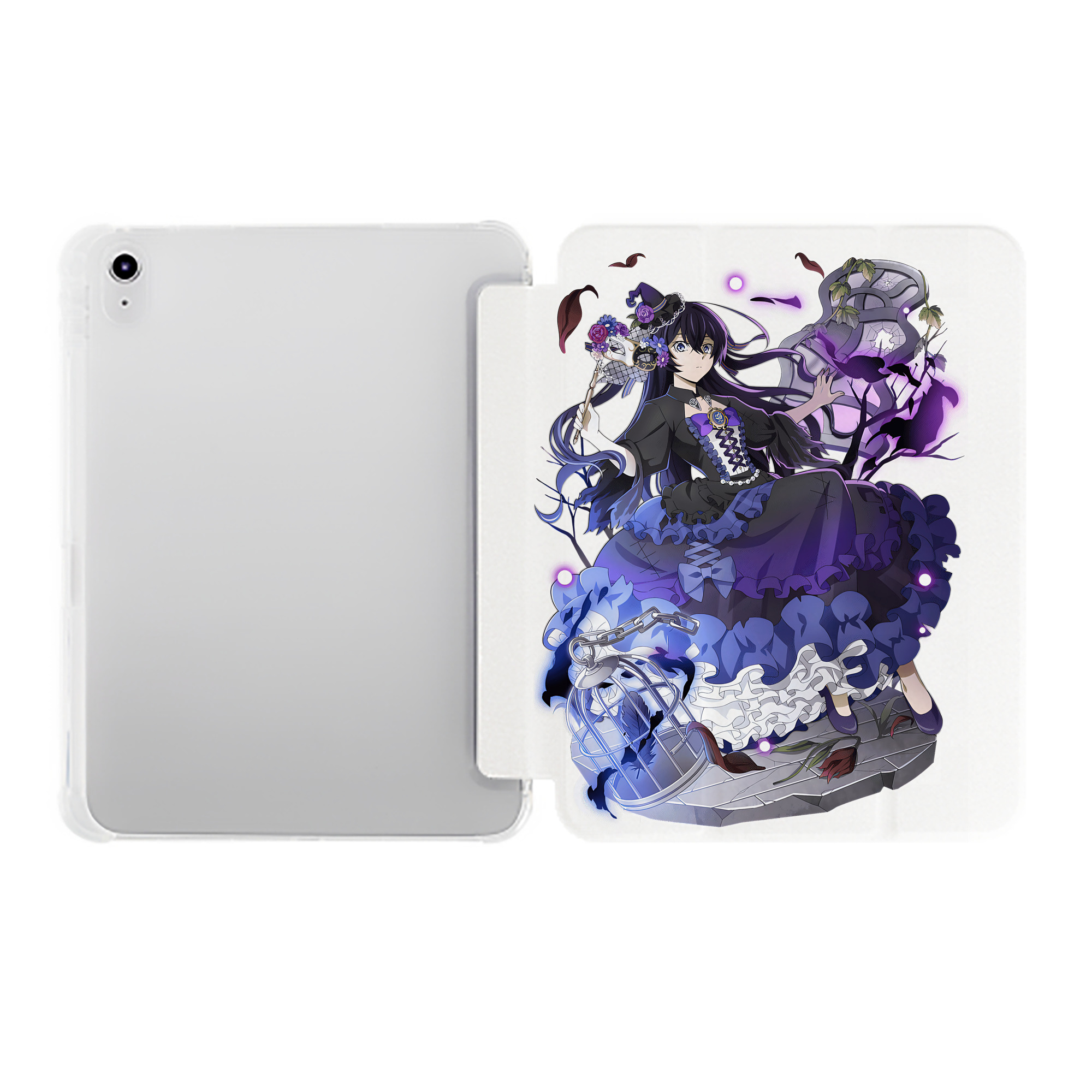 （画像用） 文豪ストレイドッグス Bungo Stray Dogs IPad ケース ペン収納付き 三つ折りスタンド PUレザー×シリコン 対応機種9.5/10.5/10.9インチ